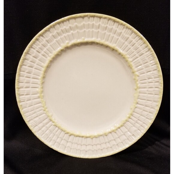 Irish Belleek Ireland Sea Shell Vase & 8" Plate Green 5th Mark 1965-1975 - Picture 3 of 11